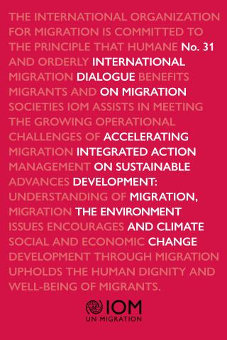 International Dialogue on Migration No. 31