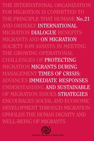 International Dialogue on Migration No. 21