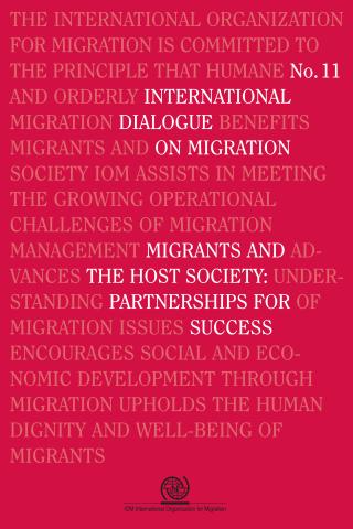 International Dialogue on Migration No. 11