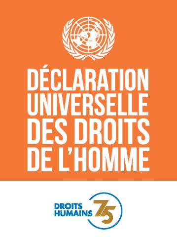 Declaration Universelle des Droits de l'Homme (75th Anniversary Edition)