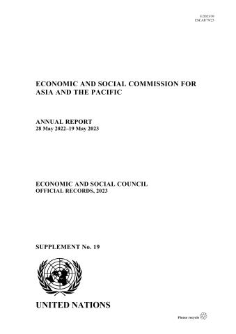 Annual Report of the Economic and Social Commission for Asia and the Pacific 2023
