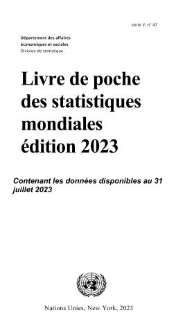 Livre de poche des statistiques mondiales 2023