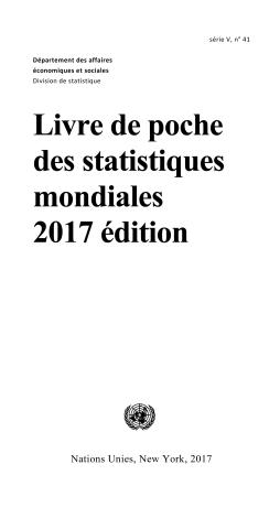 Livre de poche des statistiques mondiales 2017
